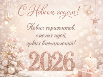 Дорогие партнеры и коллеги! С наступающим Новым годом и Рождеством!